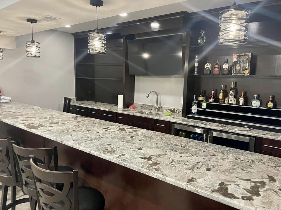 Azul Nuevo Granite Bar Top