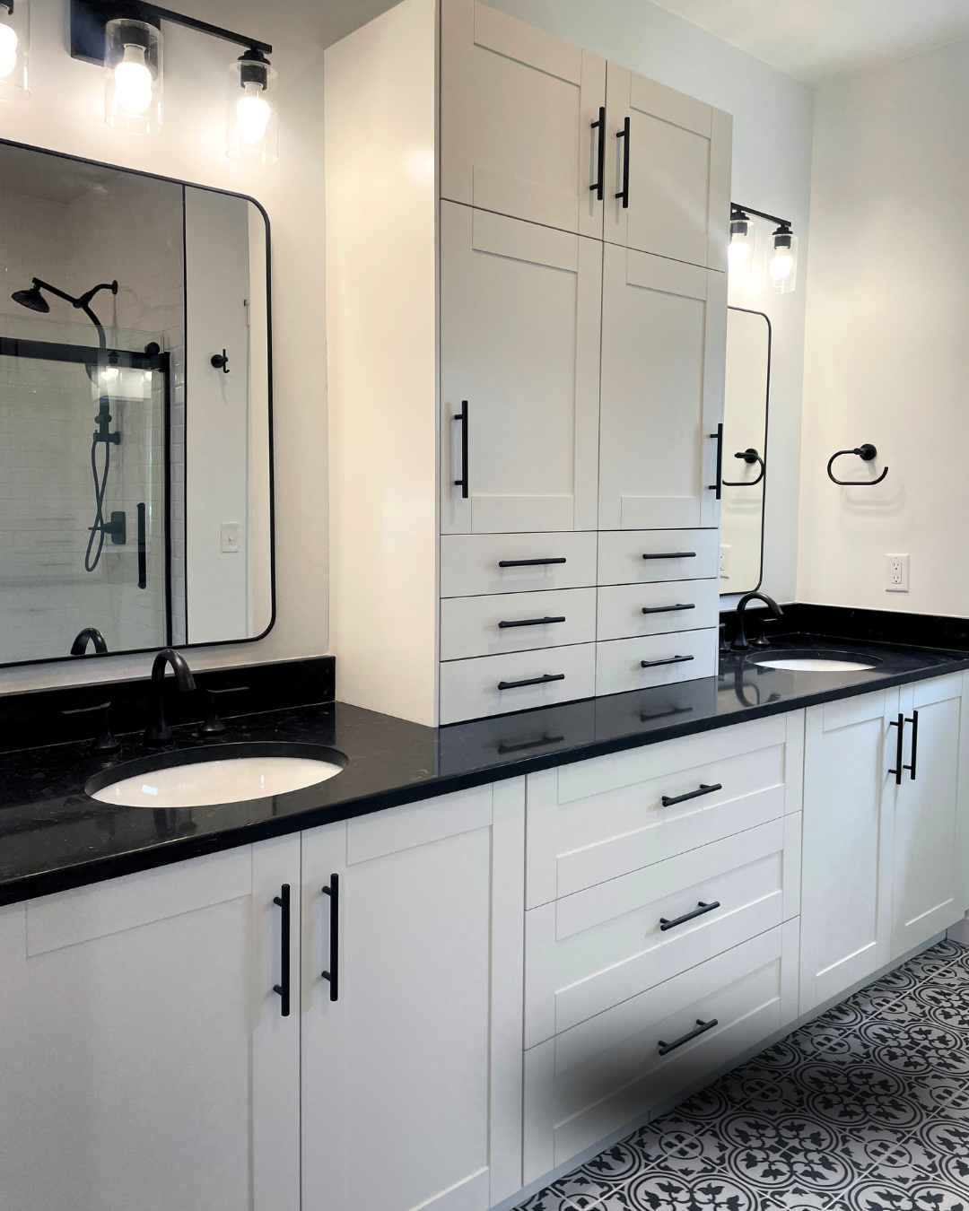 Hanstone Quartz Silhouette Bathroom Vanity